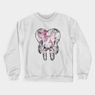 Heart Dreamcatcher Crewneck Sweatshirt